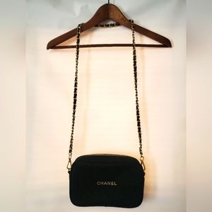 Chanel cosmetic bag DIY crossbody
